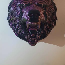 Large Bear Head wall art