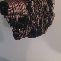 Large Bear Head wall art
