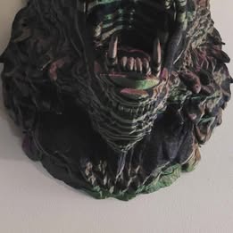 Large Bear Head wall art