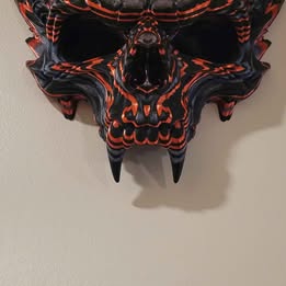 Nosferatu head wall art