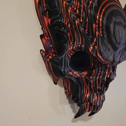 Nosferatu head wall art