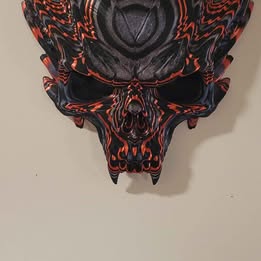 Nosferatu head wall art