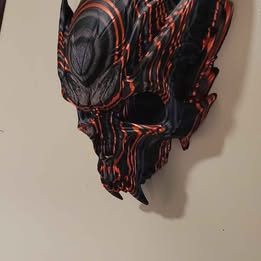 Nosferatu head wall art