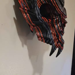 Nosferatu head wall art