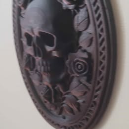 Rose Skull Wall Art