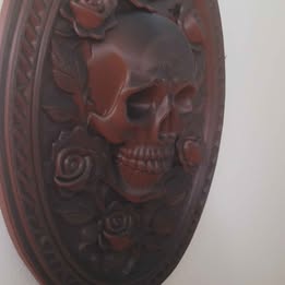Rose Skull Wall Art