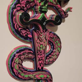 Snake Dagger Wall Plaque