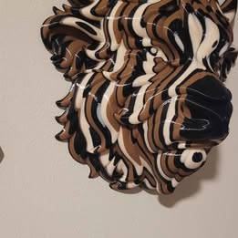 Highlander cow wall art or mask