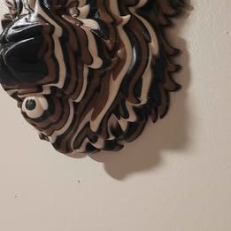 Highlander cow wall art or mask