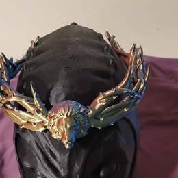 Lion head tiara
