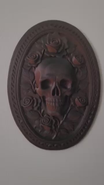 Rose Skull Wall Art