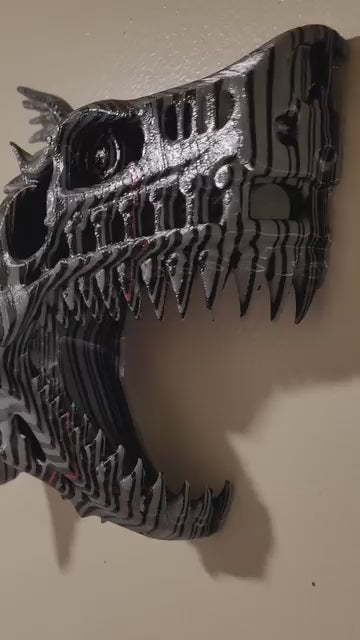 Skeleton shark wall plaque