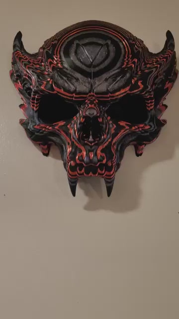 Nosferatu head wall art