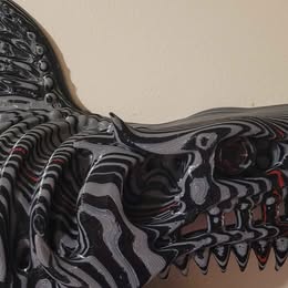 Skeleton shark wall plaque