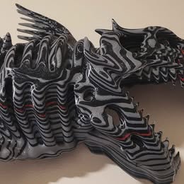 Skeleton shark wall plaque